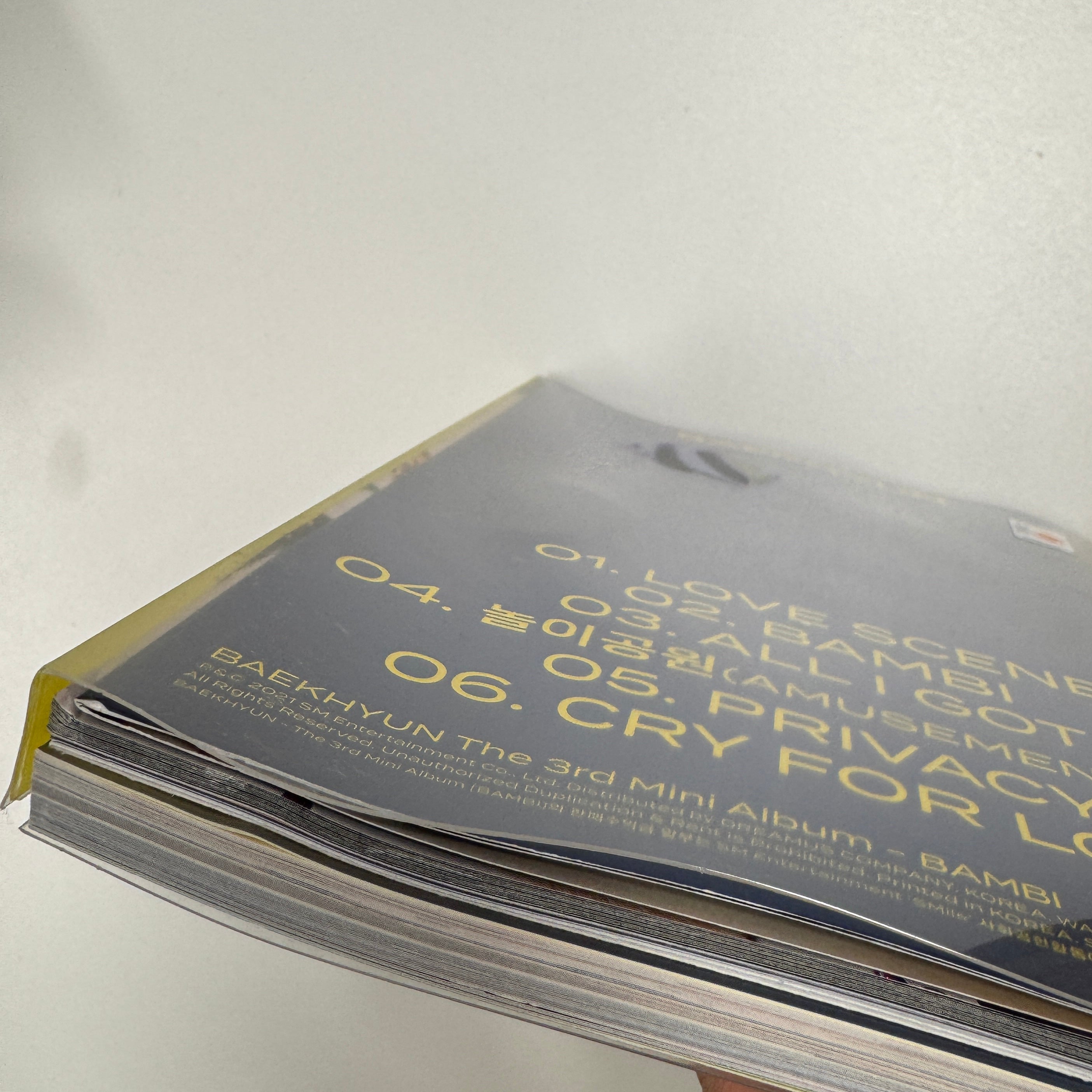 BAEKHYUN 3RD MINI ALBUM - BAMBI (PHOTOBOOK VER.) - [SECOND CHANCES] - 01