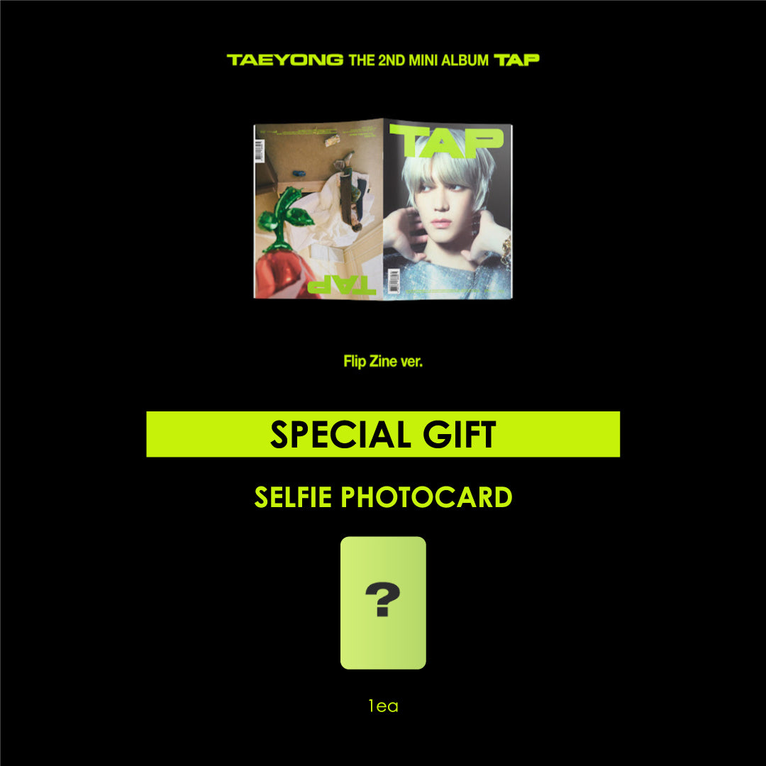 TAEYONG 2ND MINI ALBUM - TAP (FLIP ZINE VER.) + WITHMUU PHOTOCARD (VER.2)