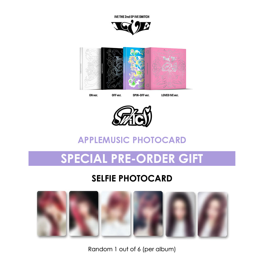 IVE THE 2ND EP ALBUM - IVE SWITCH + APPLEMUSIC PHOTOCARD