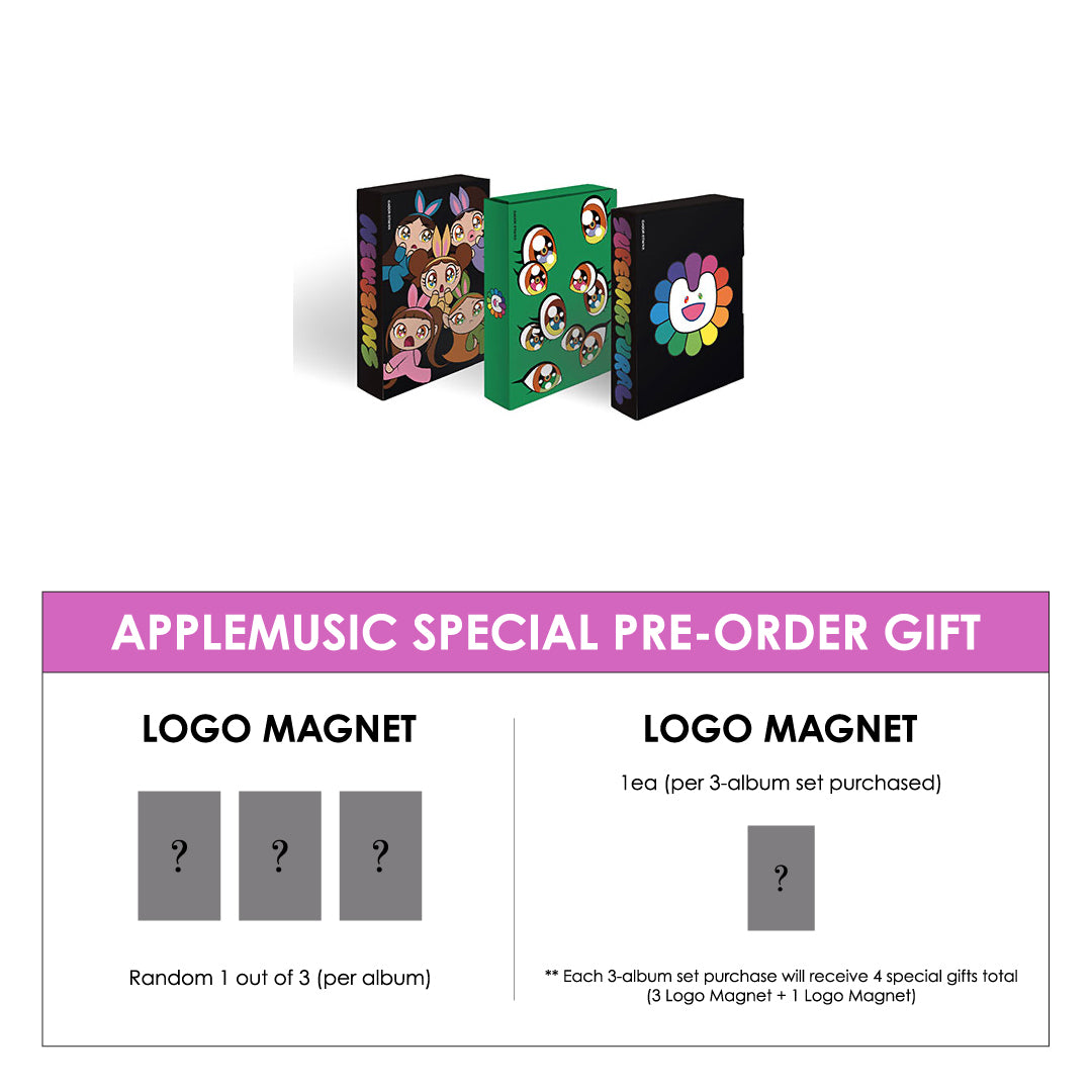 NEWJEANS 3RD SINGLE ALBUM - SUPERNATURAL (WEVERSE ALBUMS VER.) + APPLEMUSIC SPECIAL GIFT