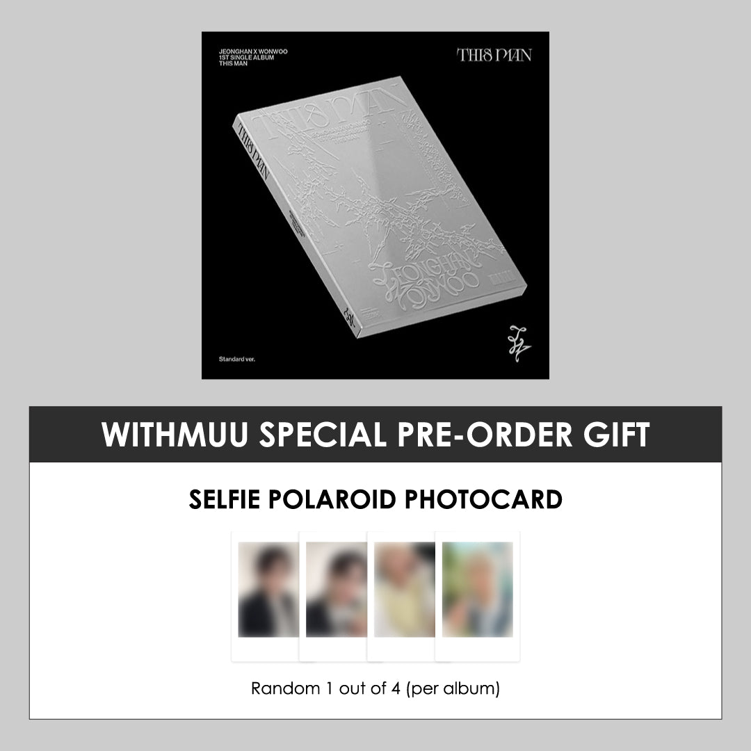 JEONGHAN X WONWOO 1ST SINGLE ALBUM - THIS MAN + WITHMUU PHOTOCARD