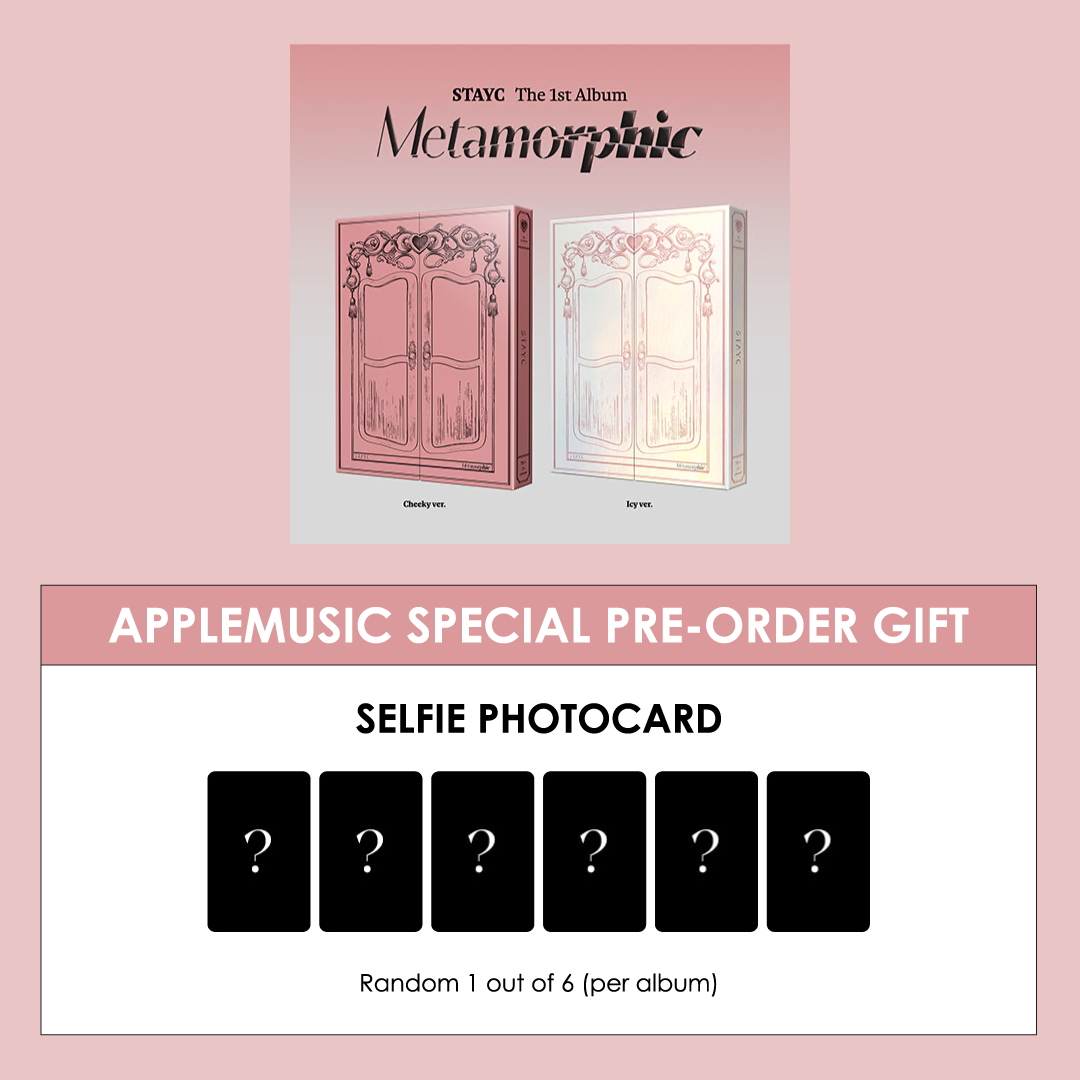 STAYC 1ST ALBUM - METAMORPHIC + APPLEMUSIC PHOTOCARD (SC VER.)
