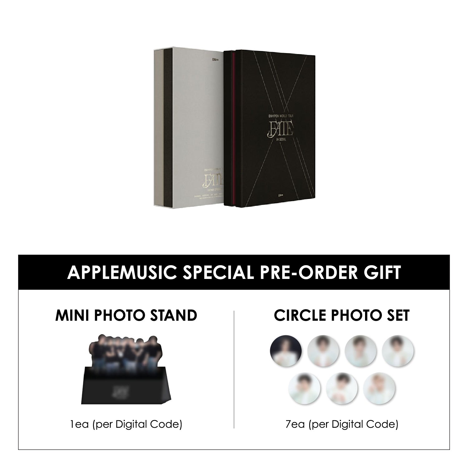 ENHYPEN WORLD TOUR [FATE] (IN SEOUL + OTHER STORIES) + APPLEMUSIC SPECIAL GIFT