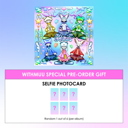 NCT WISH 1ST MINI ALBUM - STEADY (PHOTOBOOK VER.) + WITHMUU PHOTOCARD