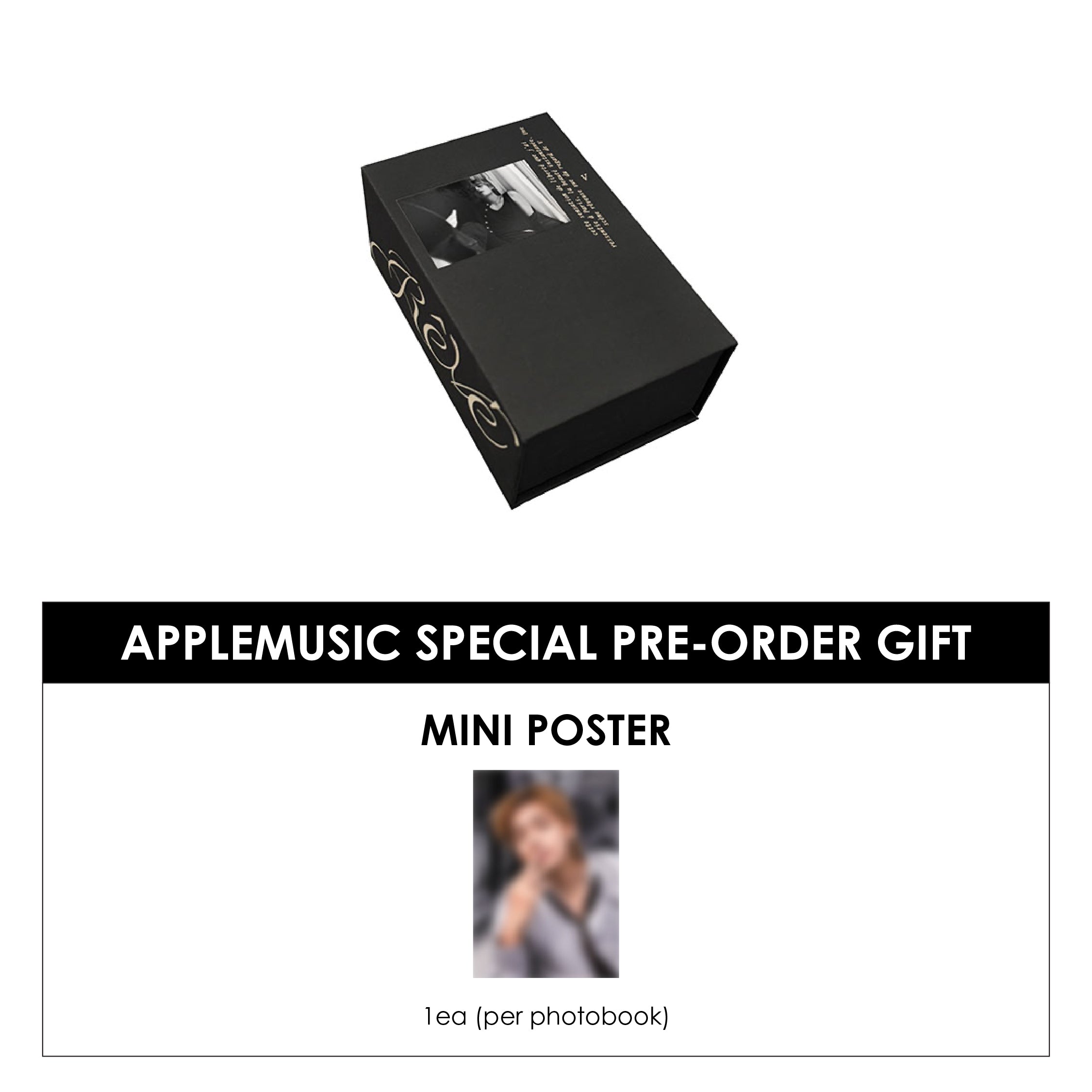 V REVE (PHOTOBOOK) + APPLEMUSIC MINI POSTER