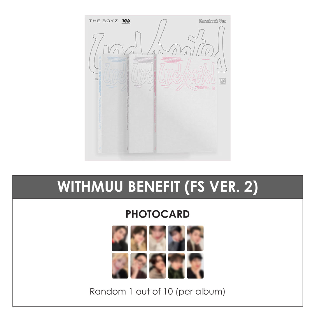 THE BOYZ 3RD ALBUM - UNEXPECTED (PHOTOBOOK VER.) + WITHMUU PHOTOCARD (FS VER.2)