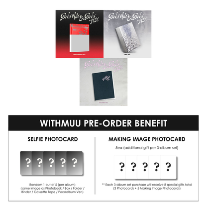ITZY ALBUM - GIRLS WILL BE GIRLS + WITHMUU PHOTOCARD (PRE-ORDER)