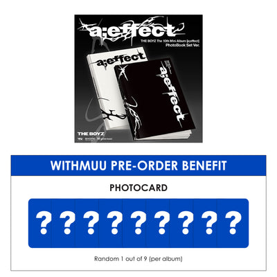 THE BOYZ 10TH MINI ALBUM - A;EFFECT + WITHMUU PHOTOCARD