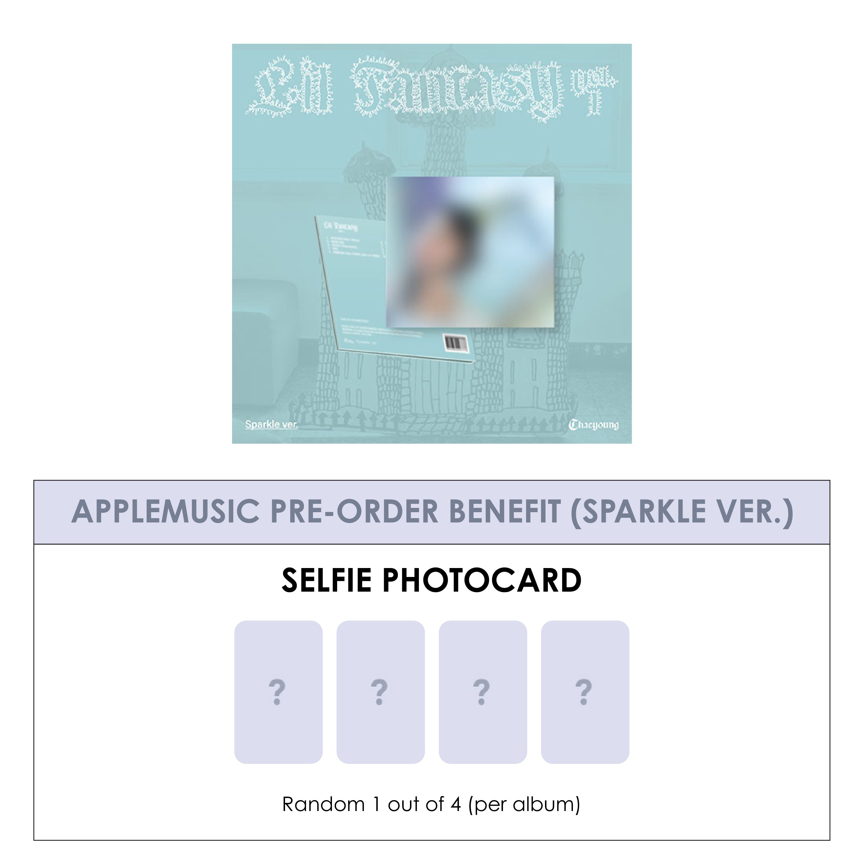 CHAEYOUNG 1ST ALBUM - LIL FANTASY VOL.1 (SPARKLE VER.) + APPLEMUSIC PHOTOCARD (PRE-ORDER)