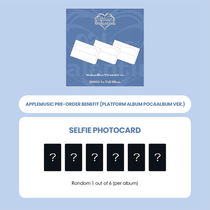 NMIXX 1ST ALBUM - BLUE VALENTINE (PLATFORM ALBUM POCAALBUM VER.) + APPLEMUSIC PHOTOCARD (PRE-ORDER)