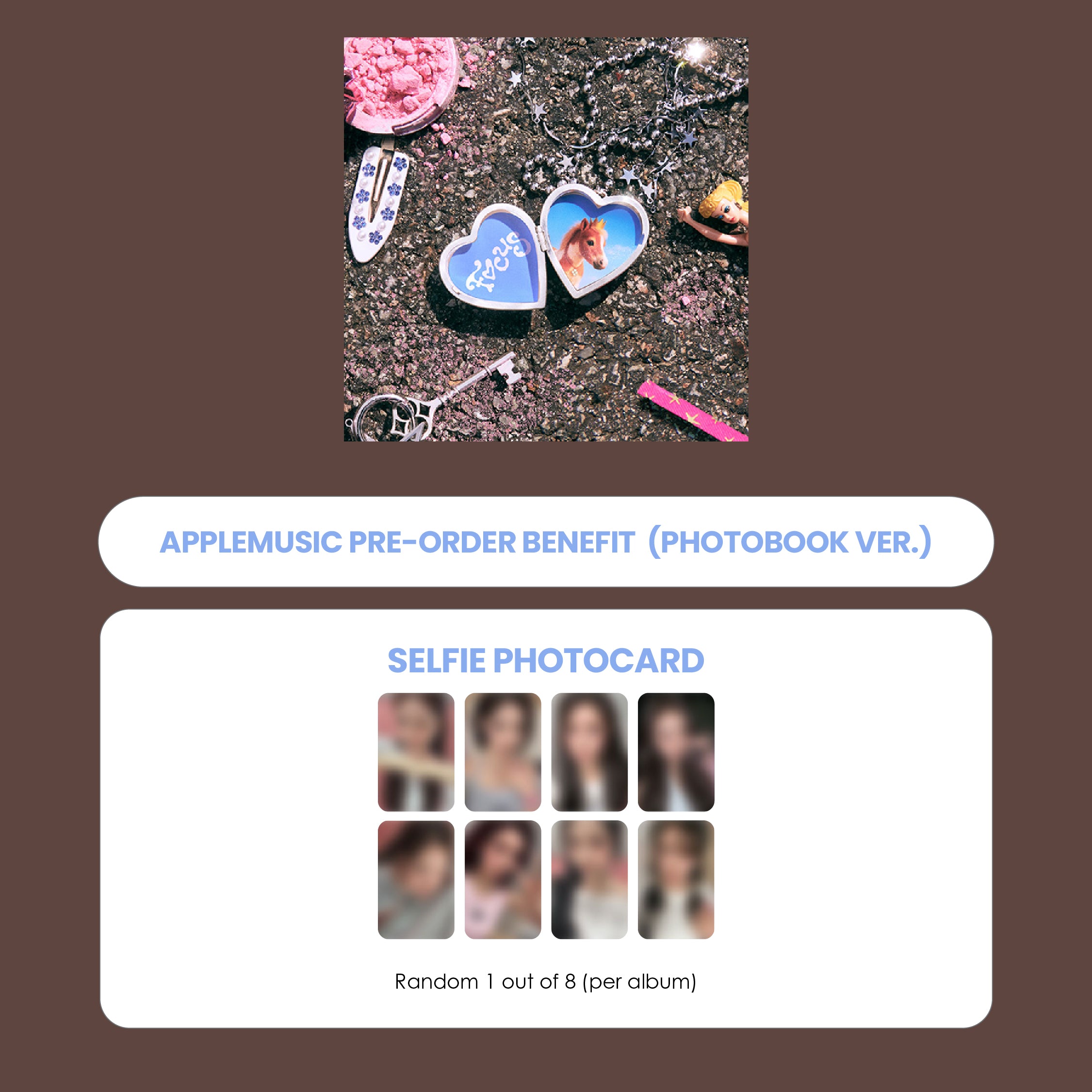 HEARTS2HEARTS 1ST MINI ALBUM - FOCUS (PHOTOBOOK VER.) + APPLEMUSIC PHOTOCARD (PRE-ORDER)
