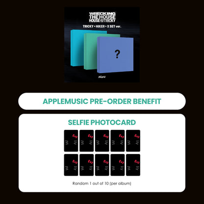 XIKERS 6TH MINI ALBUM - HOUSE OF TRICKY : WRECKING THE HOUSE + APPLEMUSIC PHOTOCARD (PRE-ORDER)