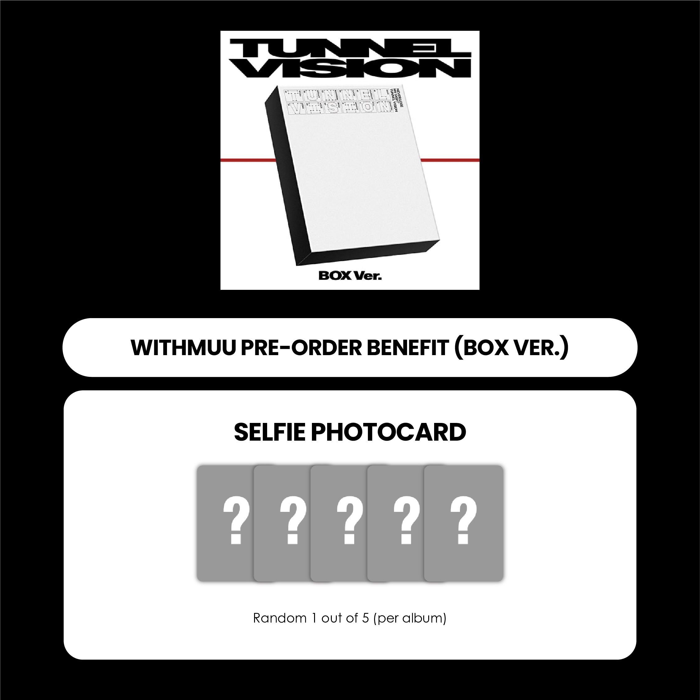 ITZY ALBUM - TUNNEL VISION (BOX VER.) + WITHMUU PHOTOCARD (PRE-ORDER)