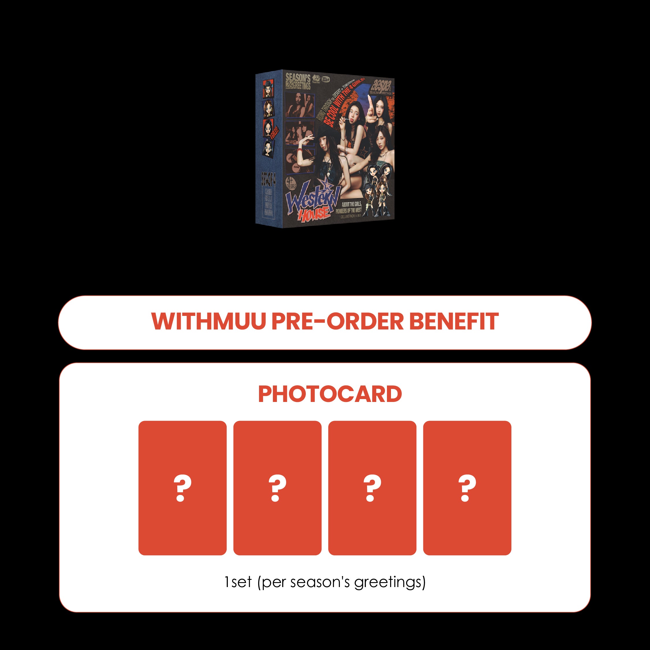 AESPA 2026 SEASON'S GREETINGS (SPECIAL EDITION) + WITHMUU PHOTOCARD (PRE-ORDER)