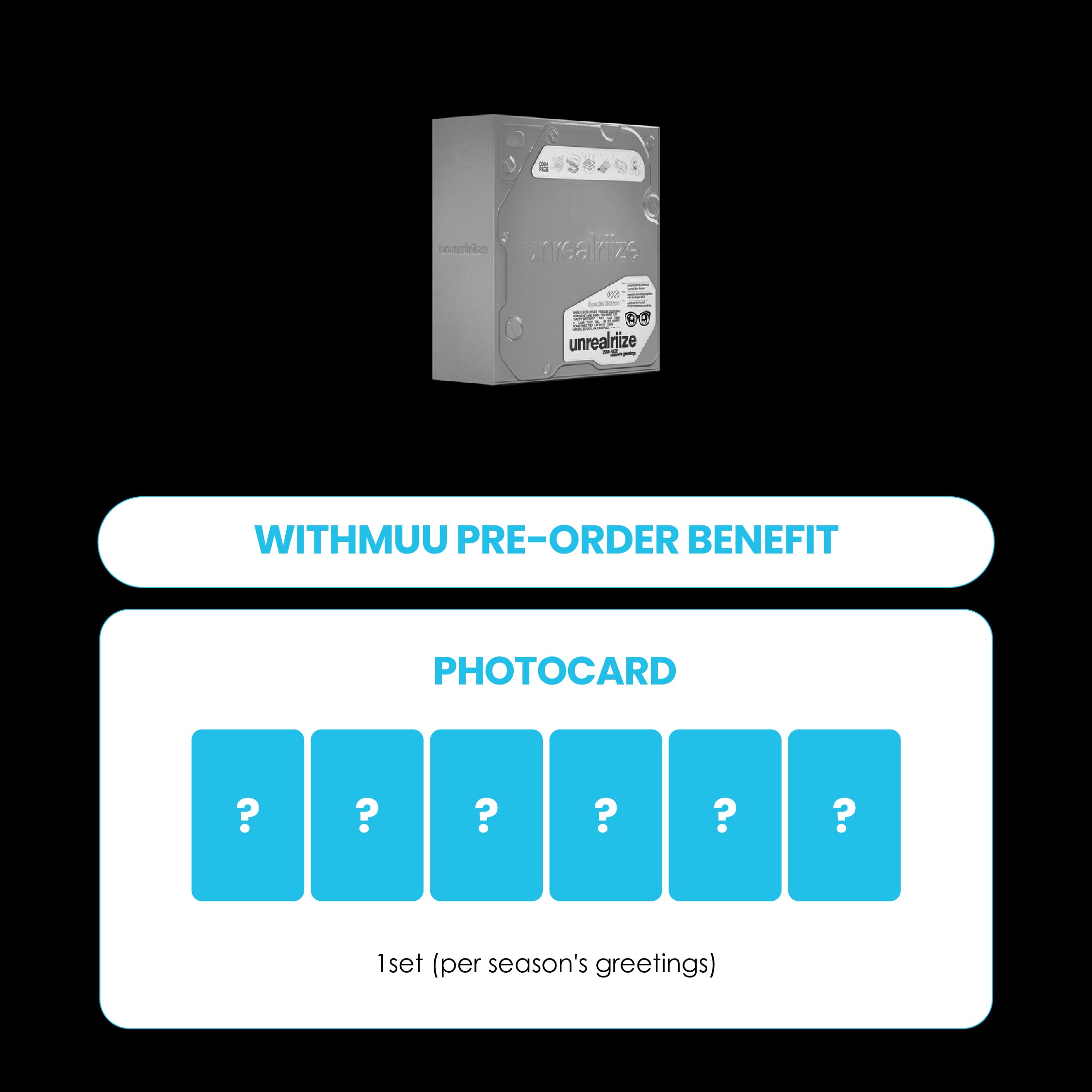 RIIZE 2026 SEASON'S GREETINGS (SPECIAL EDITION) + WITHMUU PHOTOCARD (PRE-ORDER)