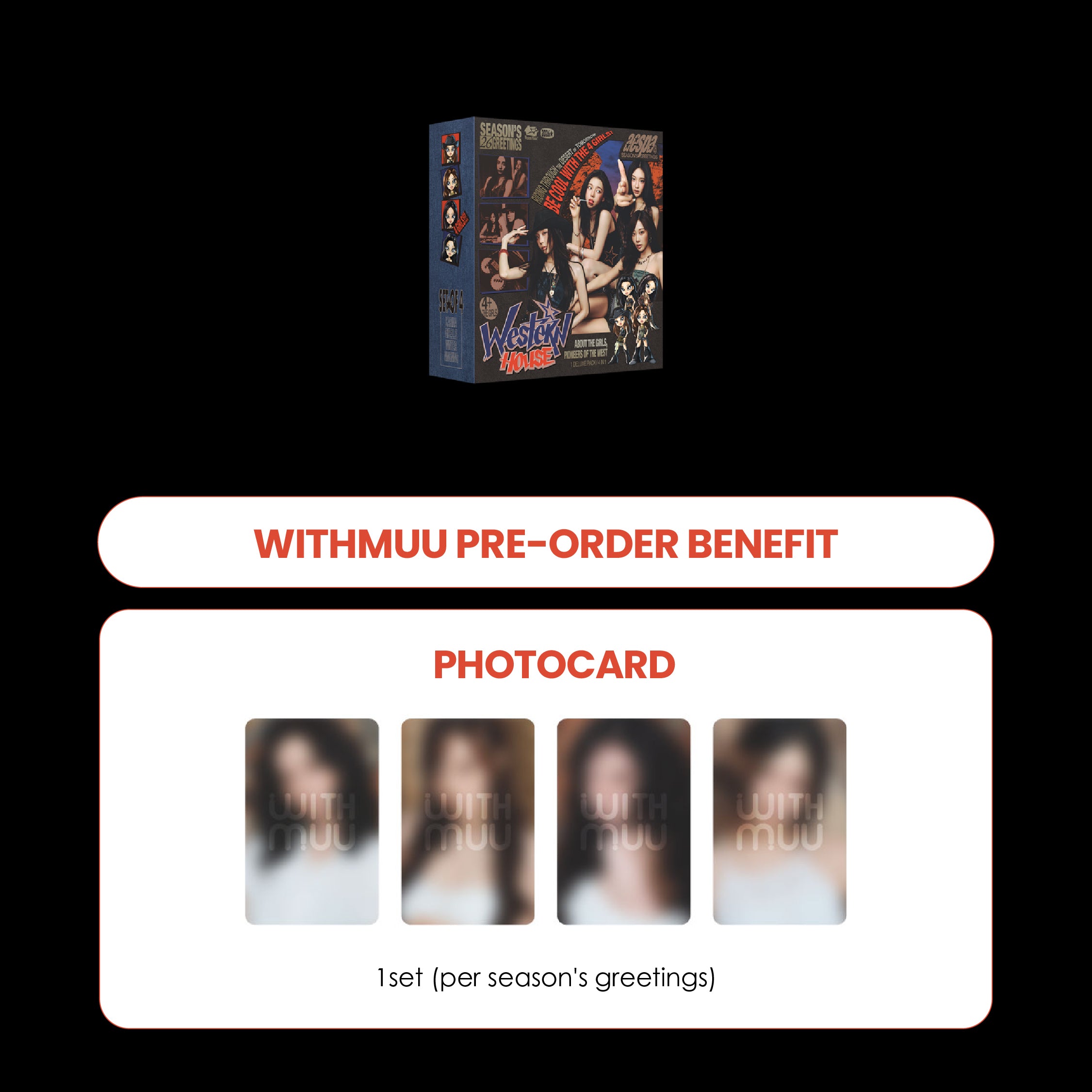 AESPA 2026 SEASON'S GREETINGS (SPECIAL EDITION) + WITHMUU PHOTOCARD (PRE-ORDER)