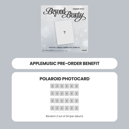 TRIPLES MINI ALBUM - MSNZ BEYOND BEAUTY + APPLEMUSIC PHOTOCARD
