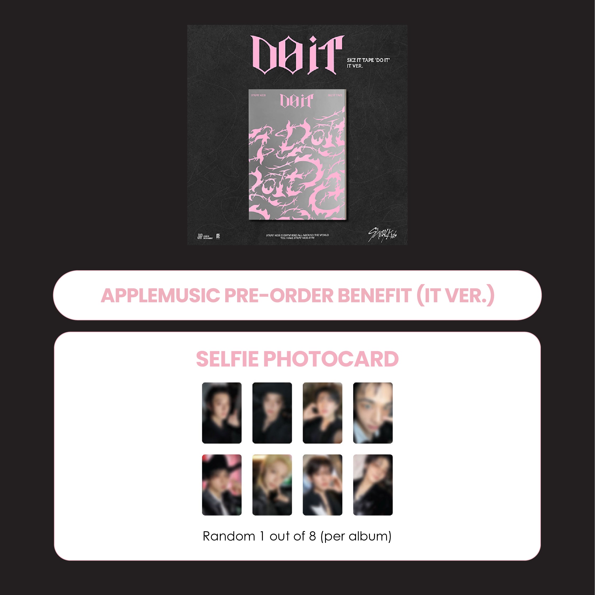 straykids DO IT applemusicトレカコンプセット straykids トレカ