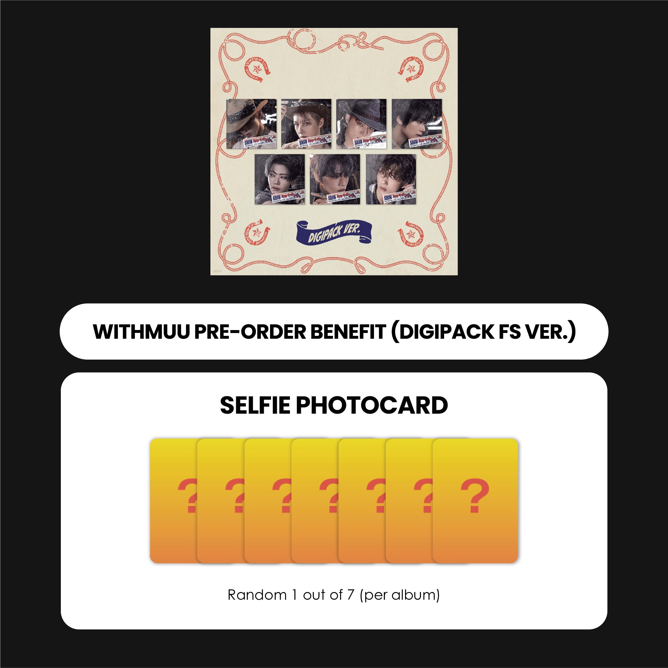 NCT DREAM 6TH MINI ALBUM - BEAT IT UP (DIGIPACK VER.) + WITHMUU PHOTOCARD (FS VER.) (PRE-ORDER)