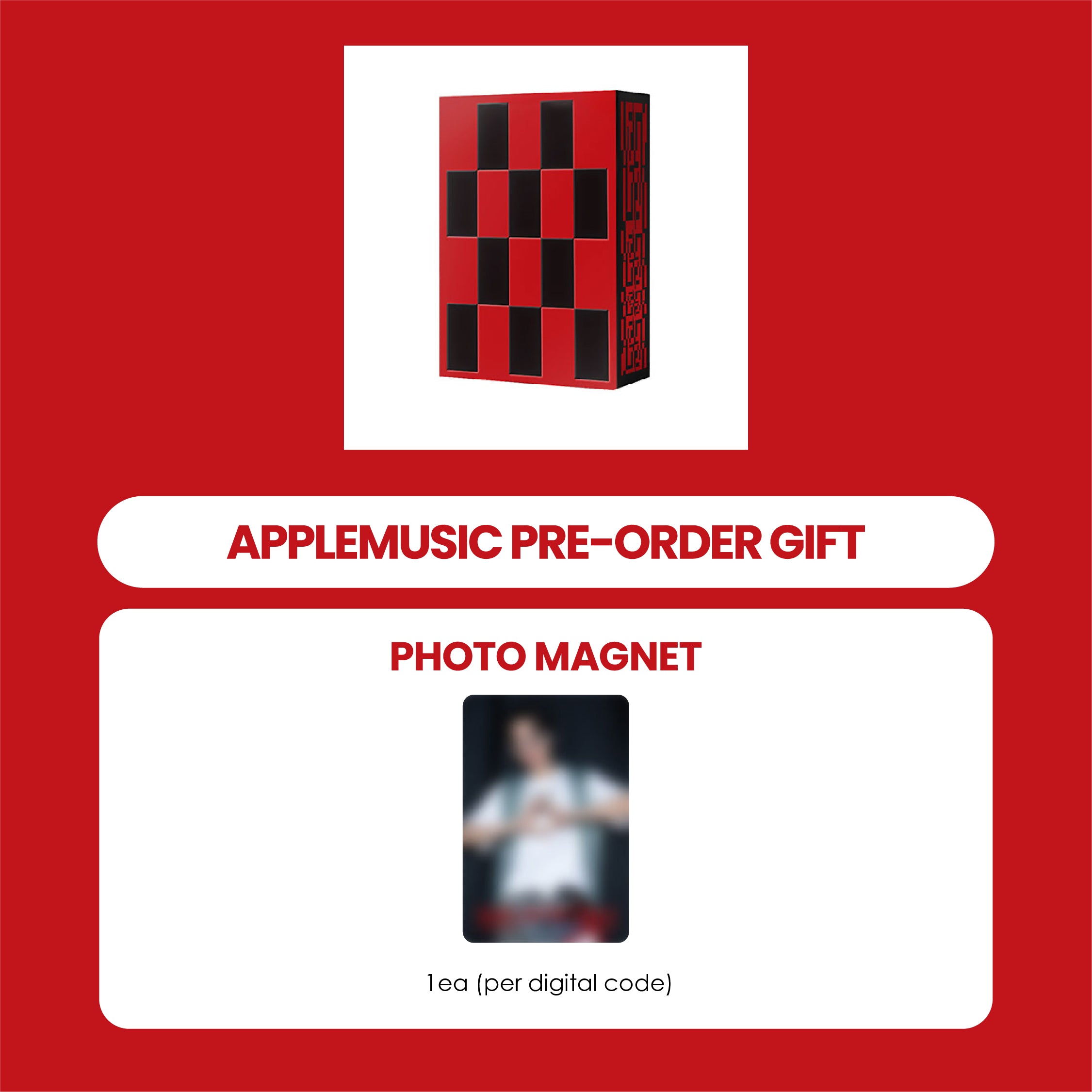 J-HOPE TOUR 'HOPE ON THE STAGE' THE ORIGINAL + APPLEMUSIC PHOTO MAGNET (PRE-ORDER)