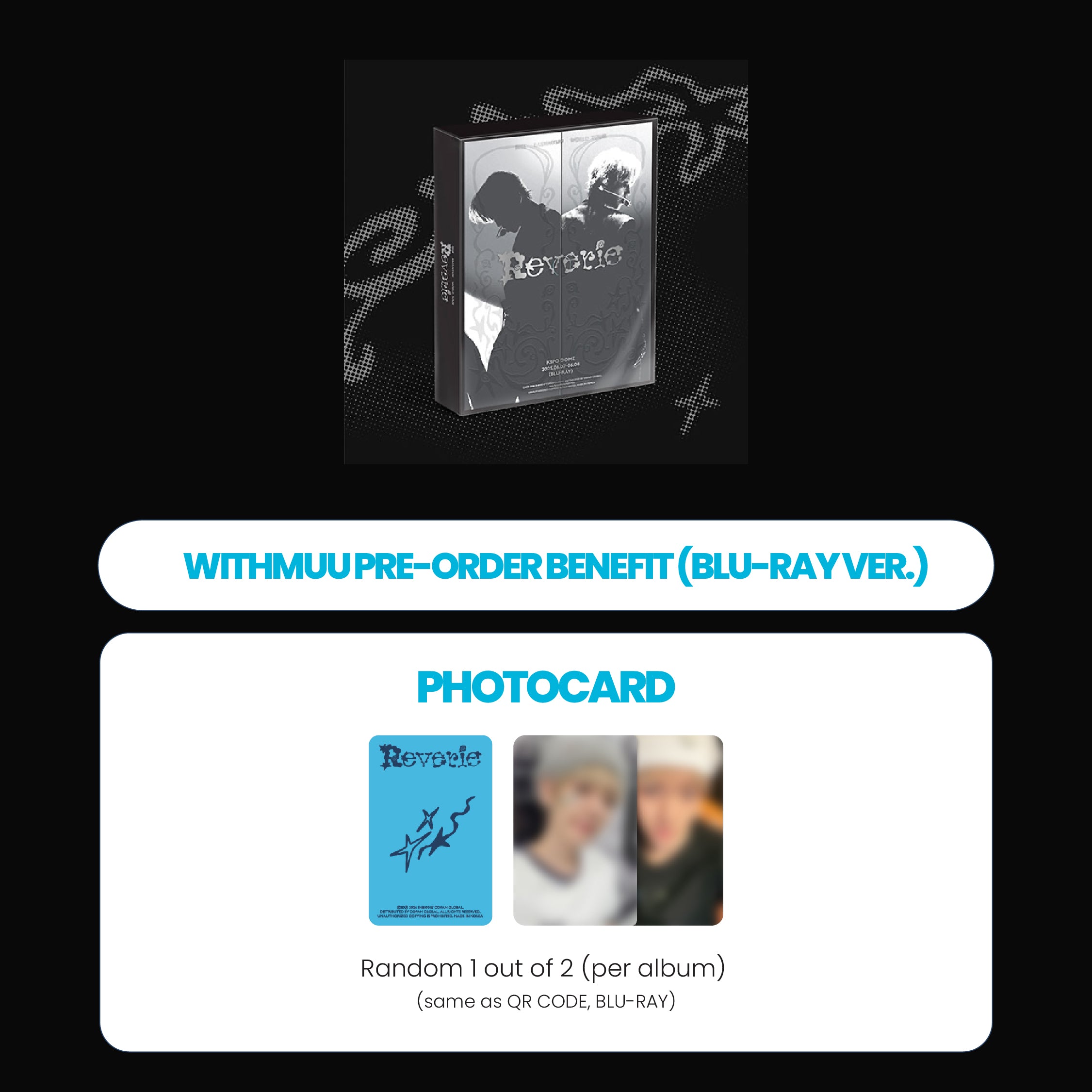 BAEKHYUN 2025 WORLD TOUR [REVERIE] IN SEOUL (BLU-RAY) + WITHMUU PHOTOCARD (PRE-ORDER)