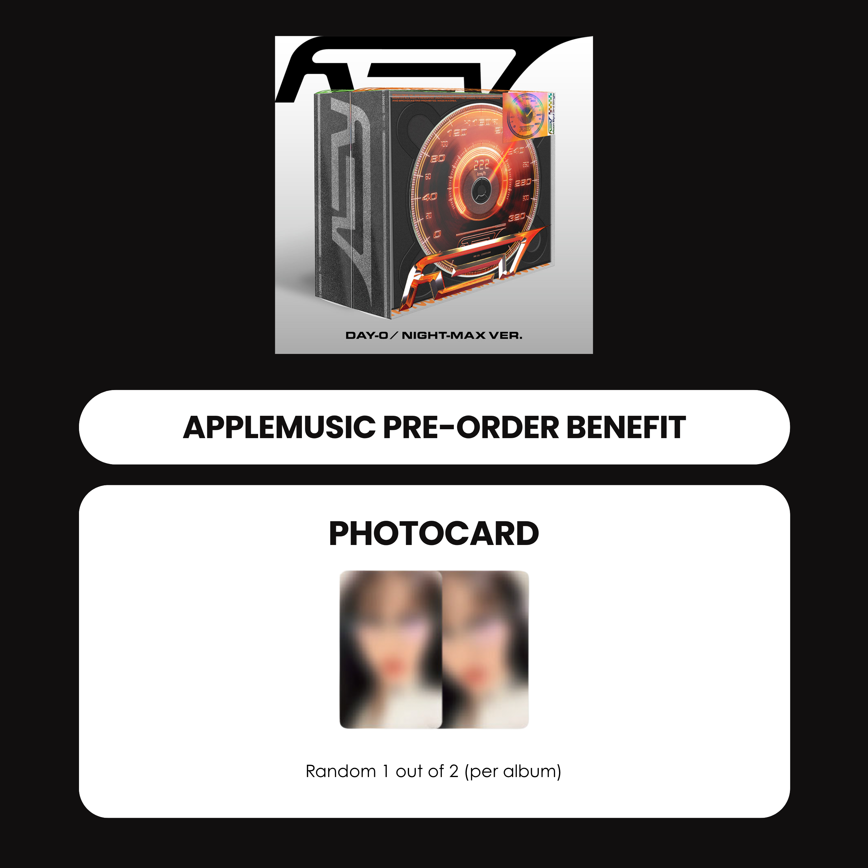 MOON BYUL 3RD SINGLE ALBUM - REV + APPLEMUSIC PHOTOCARD