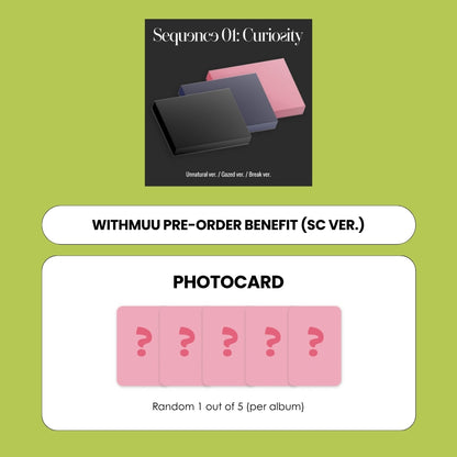 AND2BLE 1ST MINI ALBUM - SEQUENCE 01: CURIOSITY + WITHMUU PHOTOCARD (SC VER.) (PRE-ORDER)