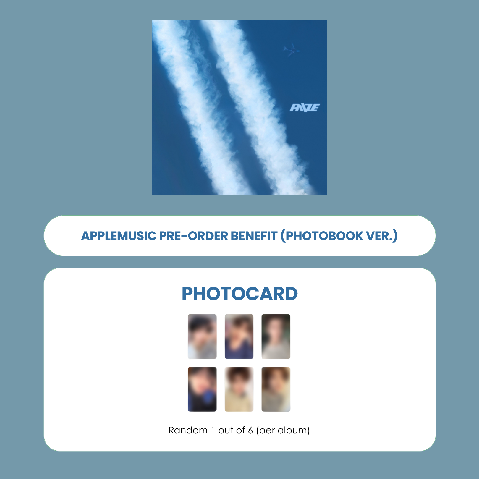 RIIZE 2ND MINI ALBUM  - II (PHOTOBOOK VER.) + APPLEMUSIC PHOTOCARD (PRE-ORDER)