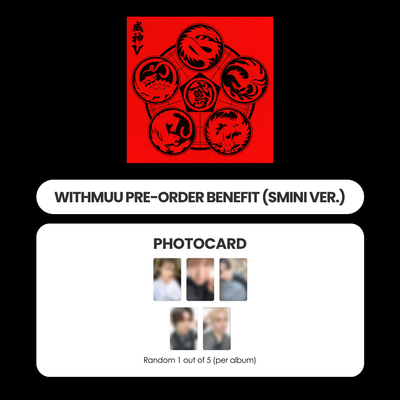 WAYV 8TH MINI ALBUM - VISION WINGS (SMINI VER.) + WITHMUU PHOTOCARD