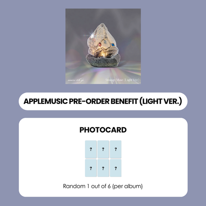 NMIXX 6TH EP ALBUM - STRANGE MUSE (LIGHT VER.) + APPLEMUSIC PHOTOCARD (PRE-ORDER)