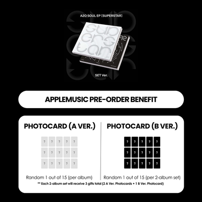 A2O SOUL EP ALBUM - SUPERSTAR + APPLEMUSIC PHOTOCARD (PRE-ORDER)