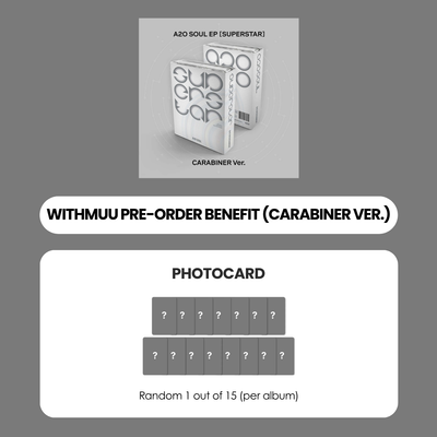 A2O SOUL EP ALBUM - SUPERSTAR (CARABINER VER.) + WITHMUU PHOTOCARD  (PRE-ORDER)