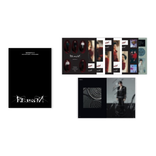 MONSTA X POP-UP STORE [REASON] OFFICIAL MD - 07. MINI PHOTO BOOK + STICKER BOOK