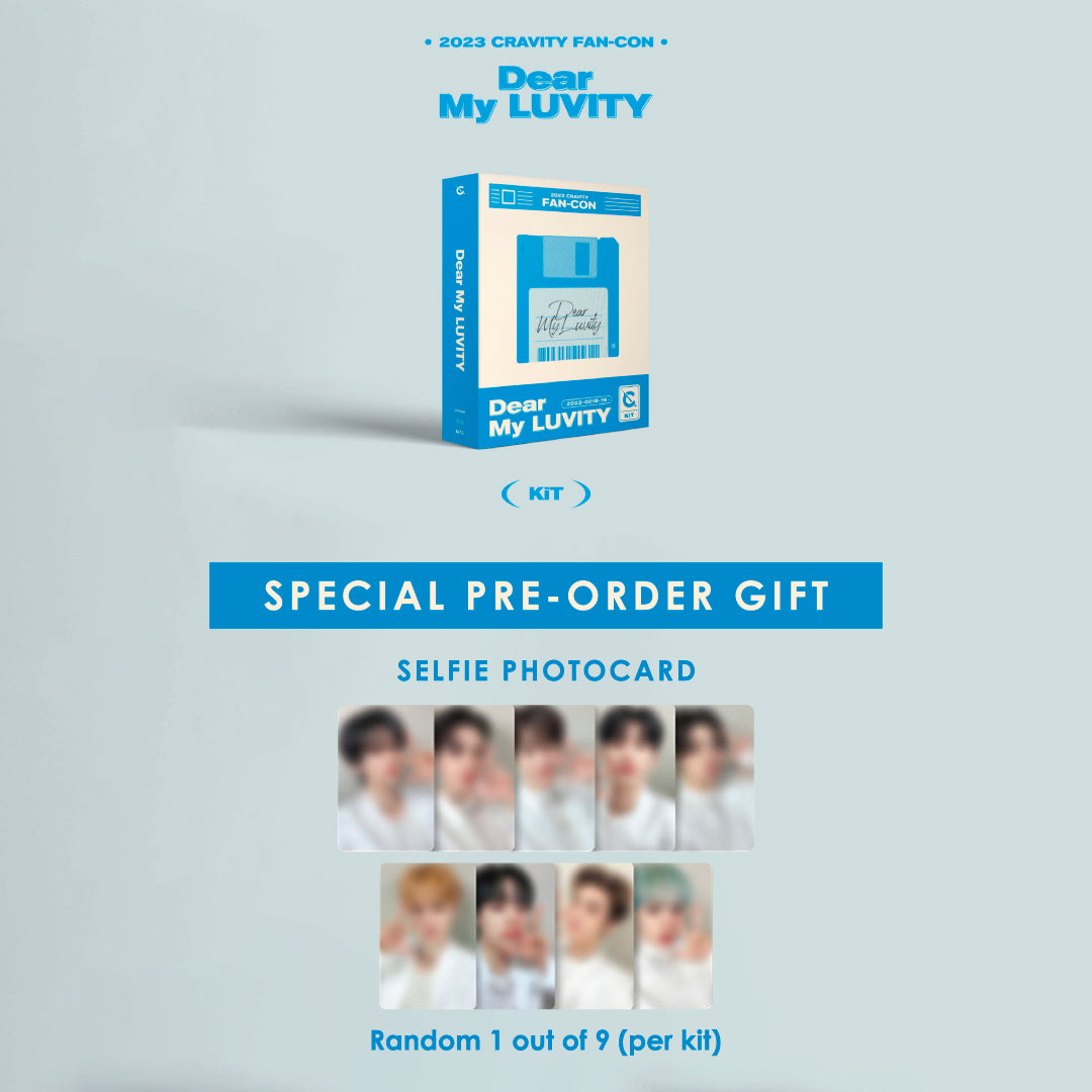 CRAVITY 2023 FAN-CON [DEAR MY LUVITY] KIT VIDEO + APPLEMUSIC PHOTOCARD