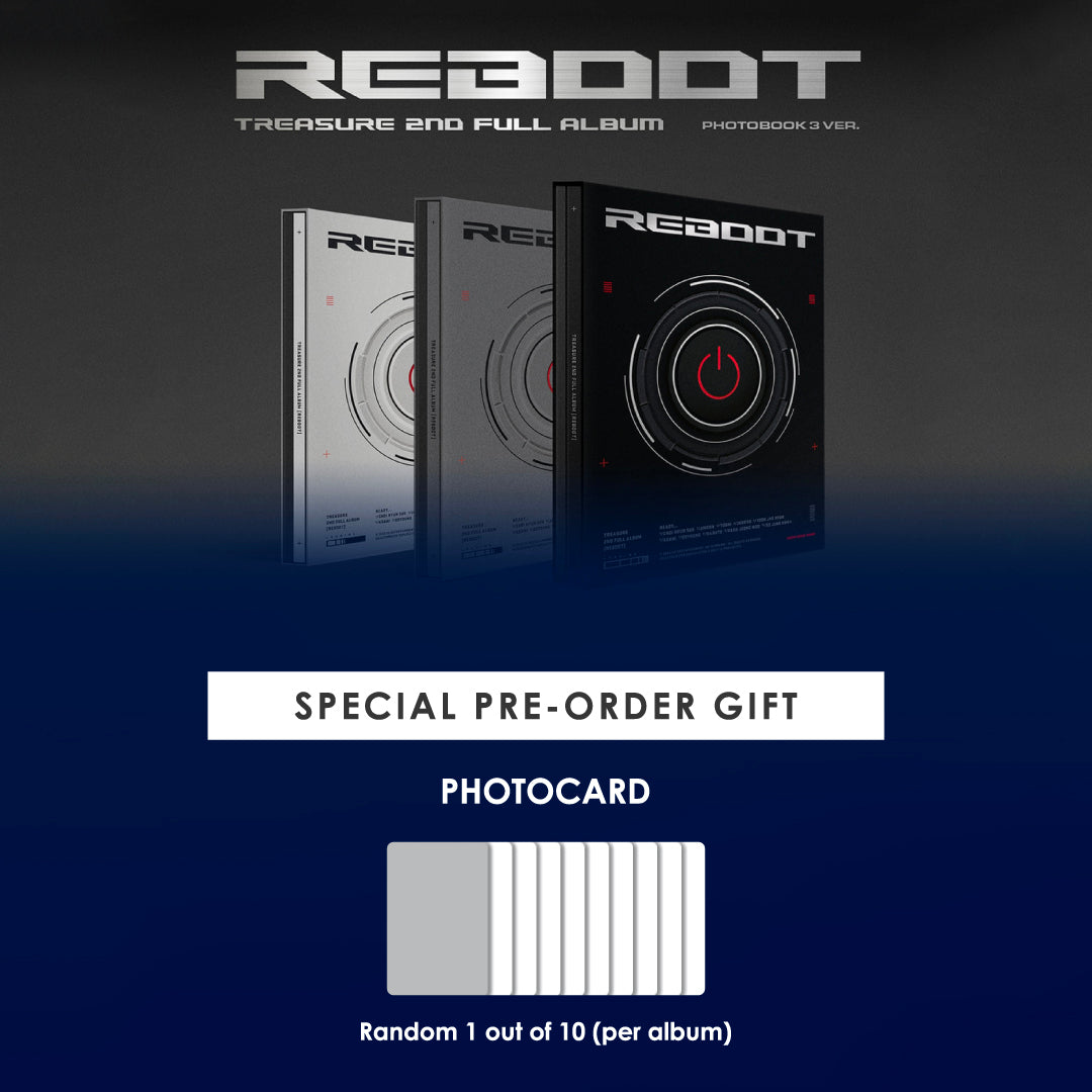 TREASURE 2ND ALBUM - REBOOT (PHOTOBOOK VER.) + WITHMUU PHOTOCARD