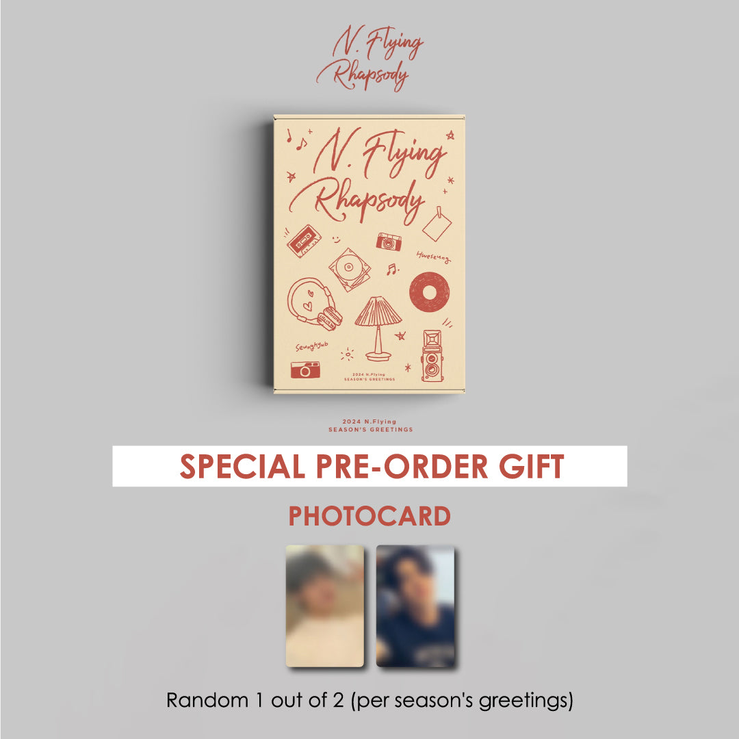 N.FLYING 2024 SEASON'S GREETINGS - N.FLYING RHAPSODY + APPLEMUSIC PHOTOCARD