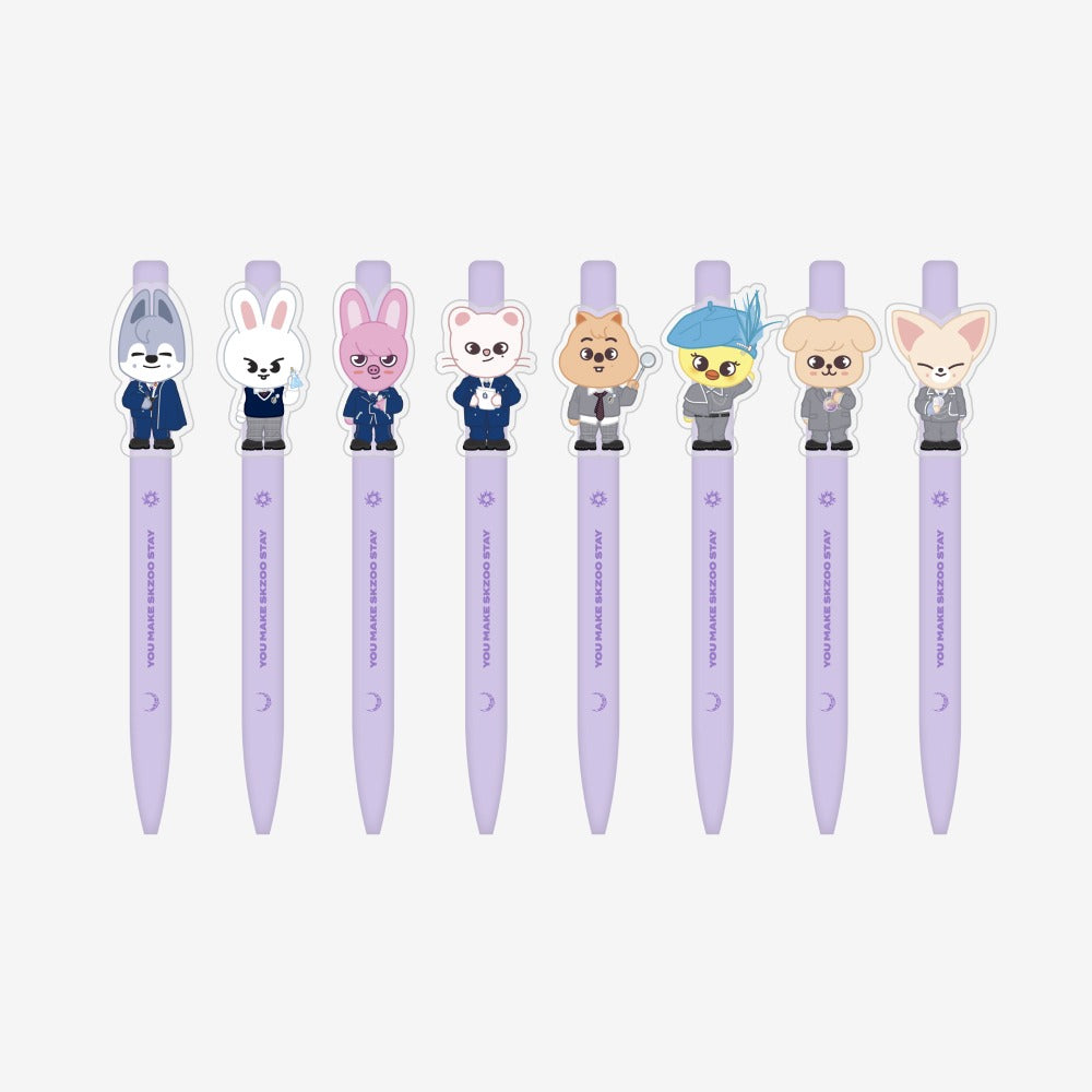 STRAY KIDS 4TH FANMEETING [SKZ'S MAGIC SCHOOL] OFFICIAL MD - 01. SKZOO CHARACTER GEL PEN