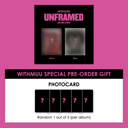 WOOAH 2ND MINI ALBUM - UNFRAMED + WITHMUU PHOTOCARD