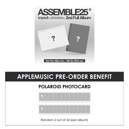 TRIPLES ALBUM - ASSEMBLE25 + APPLEMUSIC PHOTOCARD (PRE-ORDER)