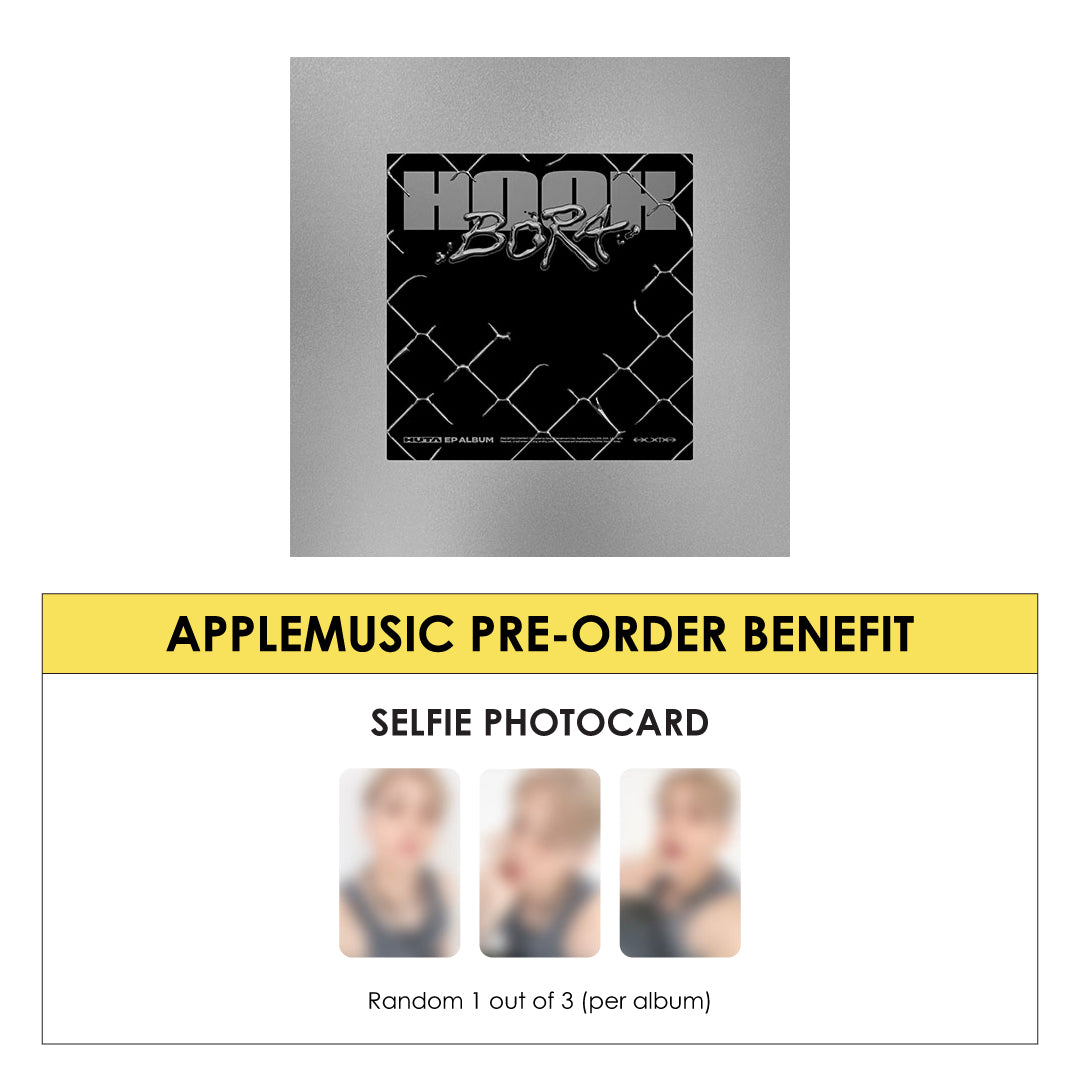 LEE MINHYUK(HUTA) EP ALBUM - HOOK + APPLEMUSIC PHOTOCARD (PRE-ORDER)