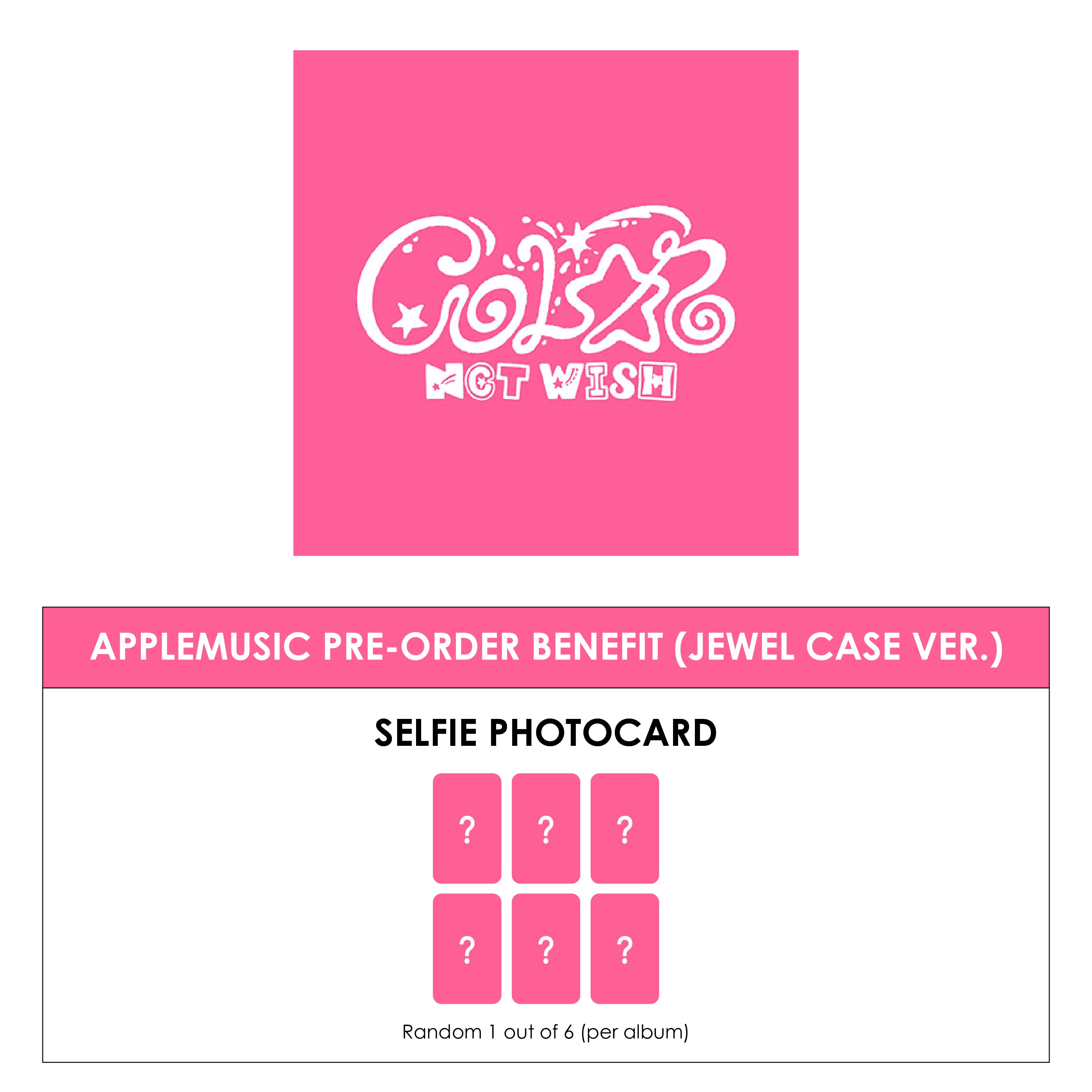 NCT WISH 3RD MINI ALBUM - COLOR (JEWEL CASE VER.) + APPLEMUSIC PHOTOCARD (PRE-ORDER)