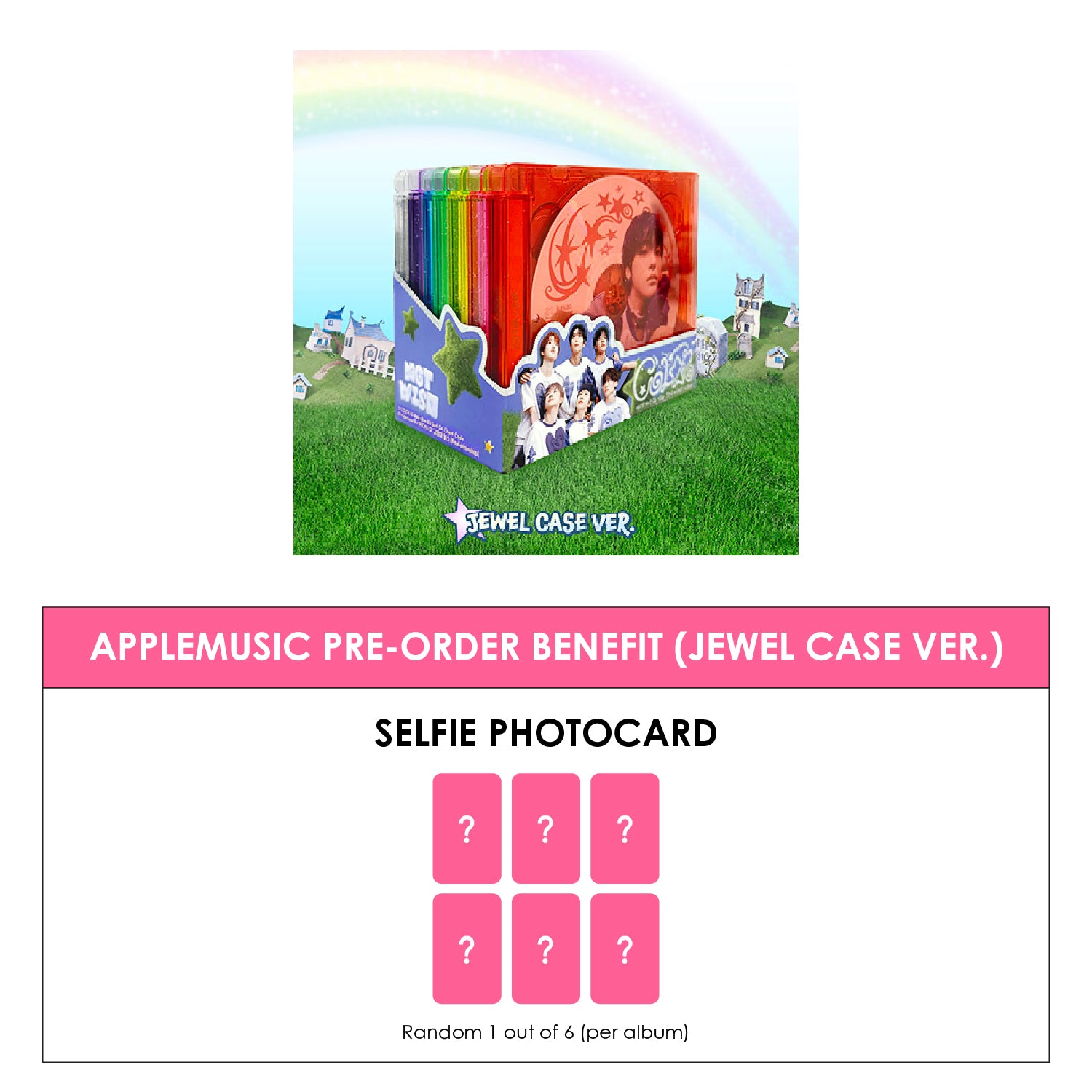 NCT WISH 3RD MINI ALBUM - COLOR (JEWEL CASE VER.) + APPLEMUSIC PHOTOCARD (PRE-ORDER)