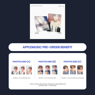 LEE CHANGSUB 2ND MINI ALBUM - END AND + APPLEMUSIC PHOTOCARD