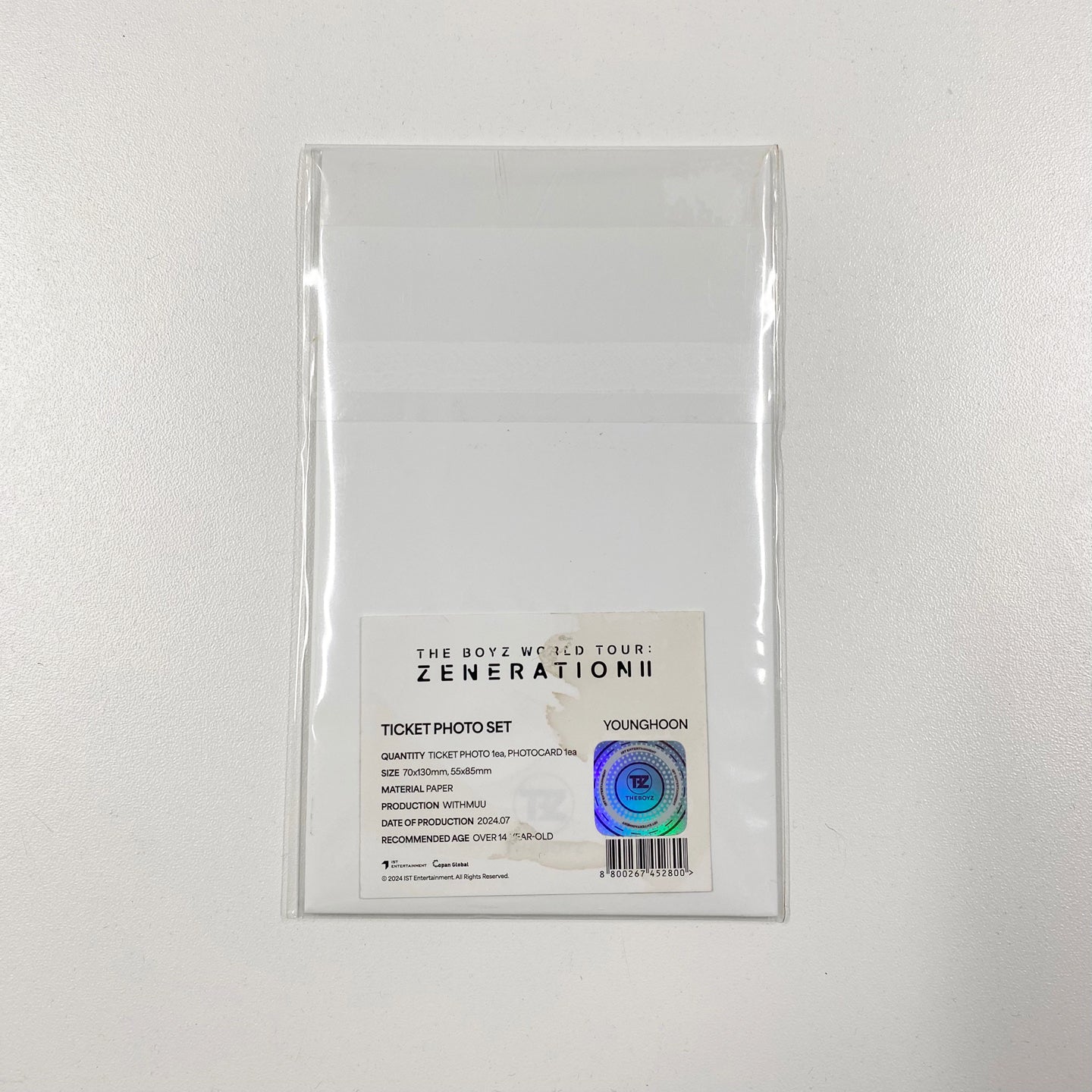 THE BOYZ WORLD TOUR : ZENERATION2 OFFICIAL MD - 13. PHOTO TICKET SET [SECOND CHANCE] - 01