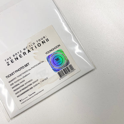 THE BOYZ WORLD TOUR : ZENERATION2 OFFICIAL MD - 13. PHOTO TICKET SET [SECOND CHANCE] - 01