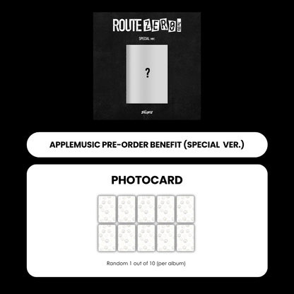 XIKERS 7TH MINI ALBUM - ROUTE ZERO : THE ORA (SPECIAL VER.) + APPLEMUSIC PHOTOCARD