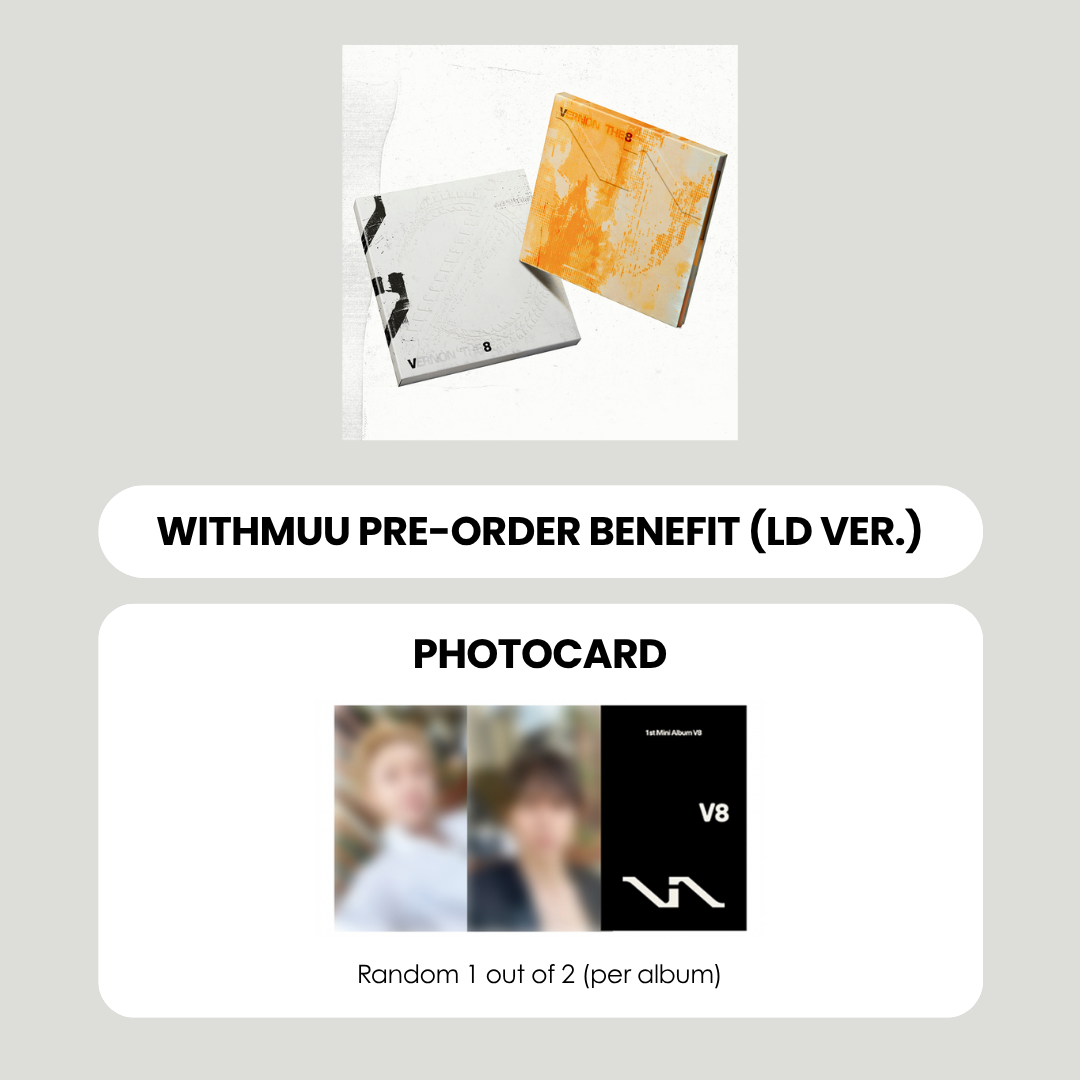 V8 (SEVENTEEN) 1ST MINI ALBUM - V8 + WITHMUU PHOTOCARD (LD VER