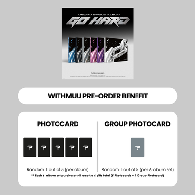 MEOVV SINGLE ALBUM - GO HARD + WITHMUU PHOTOCARD (PRE-ORDER)