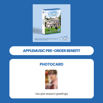 DOH KYUNG SOO 2027 SEASON'S GREETINGS - DOHS + APPLEMUSIC PHOTOCARD (PRE-ORDER)