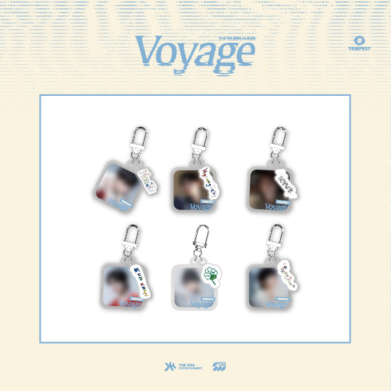 TEMPEST 5TH MINI ALBUM [VOYAGE] OFFICIAL MD - 05. RANDOM ACRYLIC KEYRING